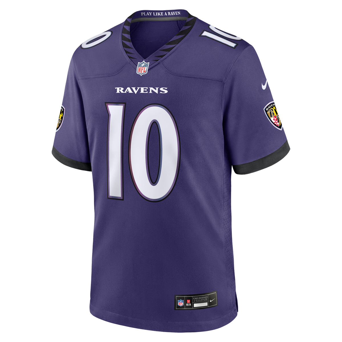Baltimore Ravens LaJohntay Wester Nike Purple Team Game Jersey