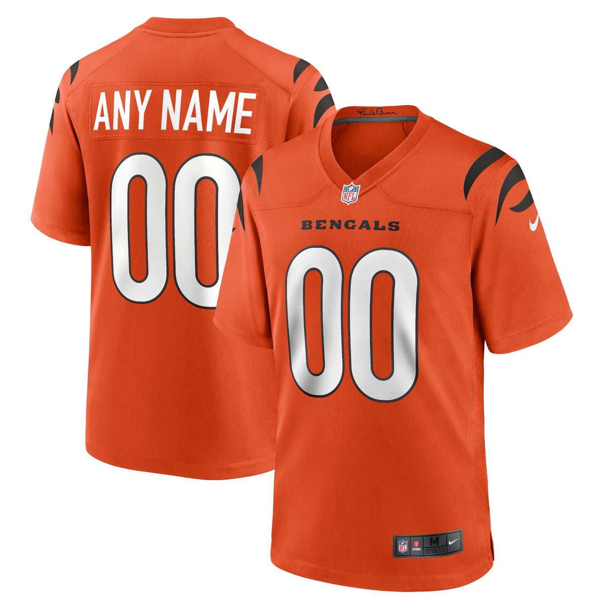 Cincinnati Bengals Nike White Game Custom Jersey