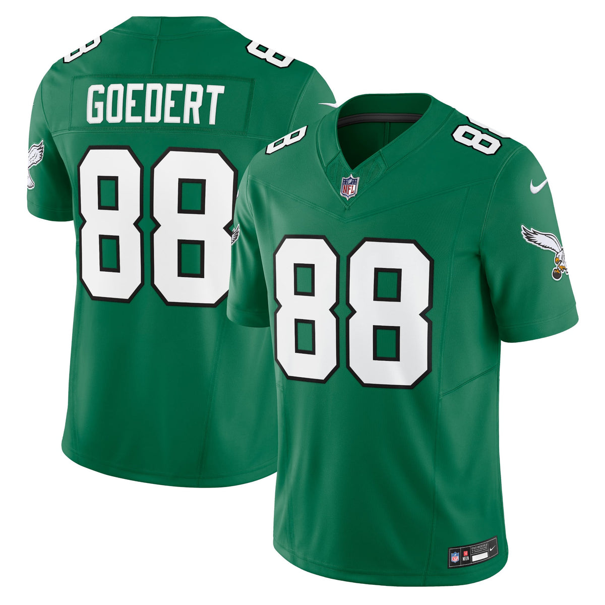 Philadelphia Eagles Dallas Goedert Nike Kelly Green Vapor F.U.S.E. Limited Jersey