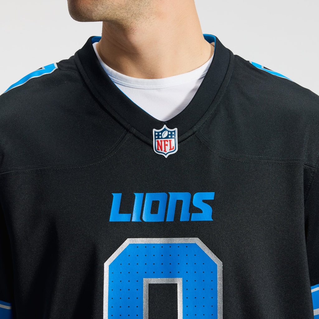 Detroit Lions Jahmyr Gibbs Nike Blue Game Player Jersey