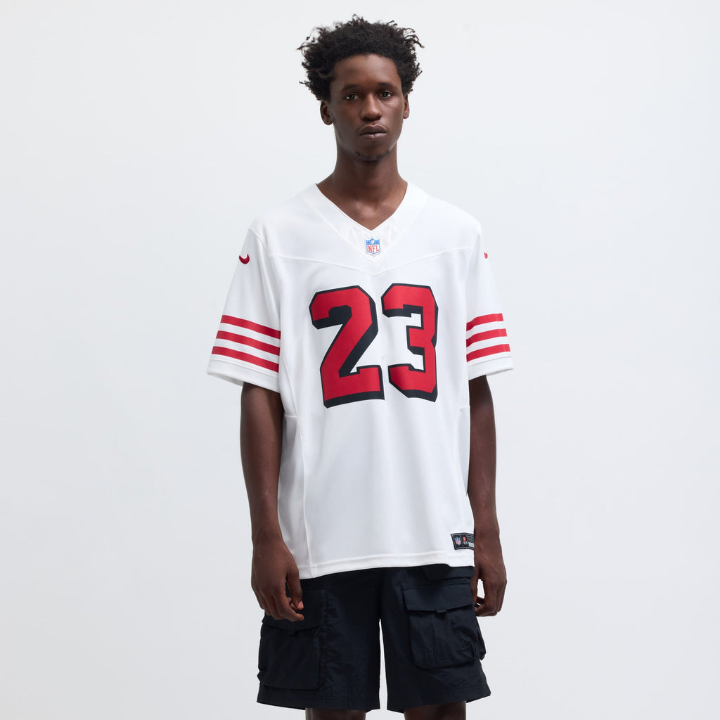 San Francisco 49ers Christian McCaffrey Nike White Vapor F.U.S.E. Limited 2nd Alternate Jersey