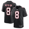 Atlanta Falcons Kyle Pitts Sr. Nike Black Alternate Game Jersey