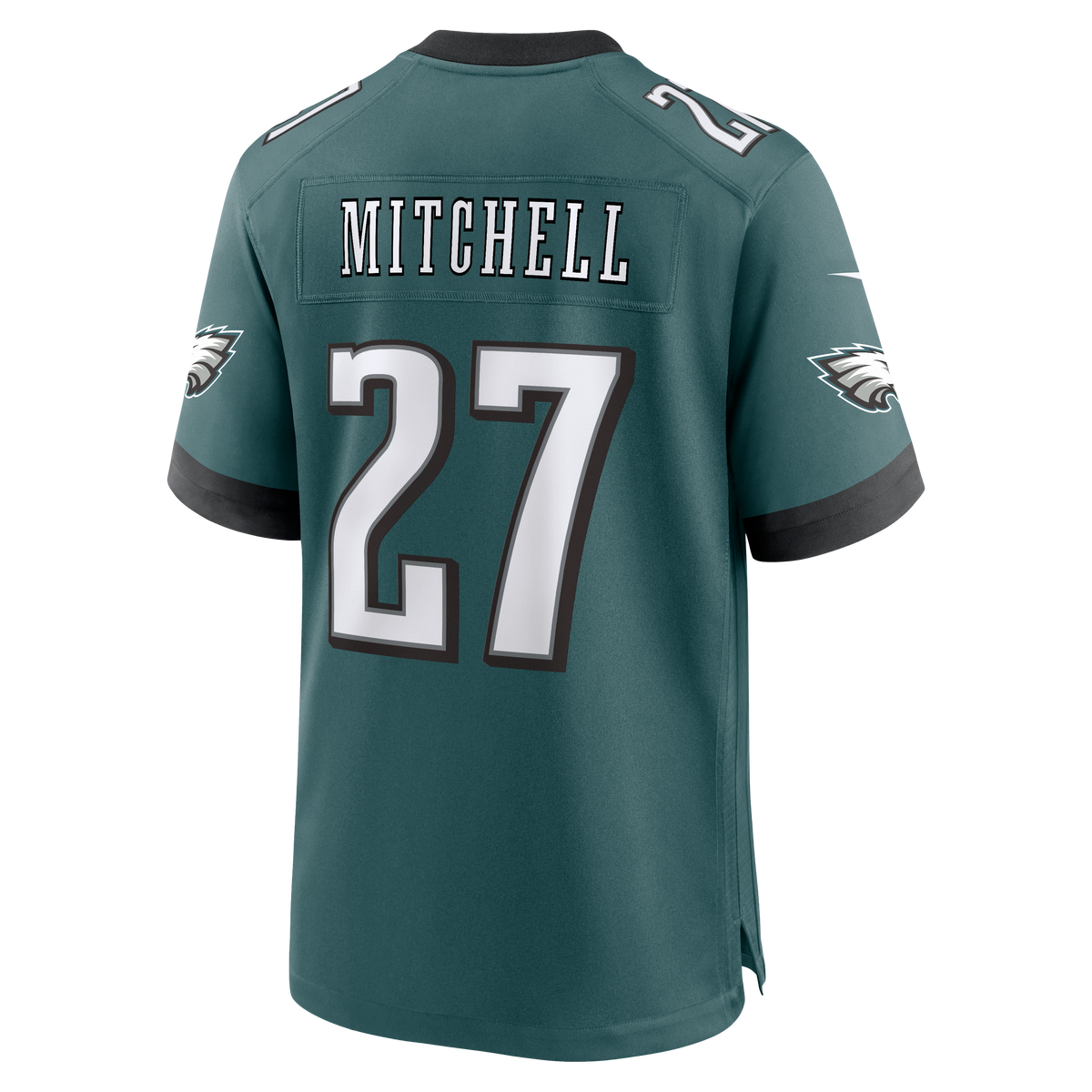 Philadelphia Eagles Quinyon Mitchell Nike Midnight Green Team Game Jersey