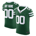 New York Jets Nike Legacy Green Vapor F.U.S.E. Elite Custom Jersey