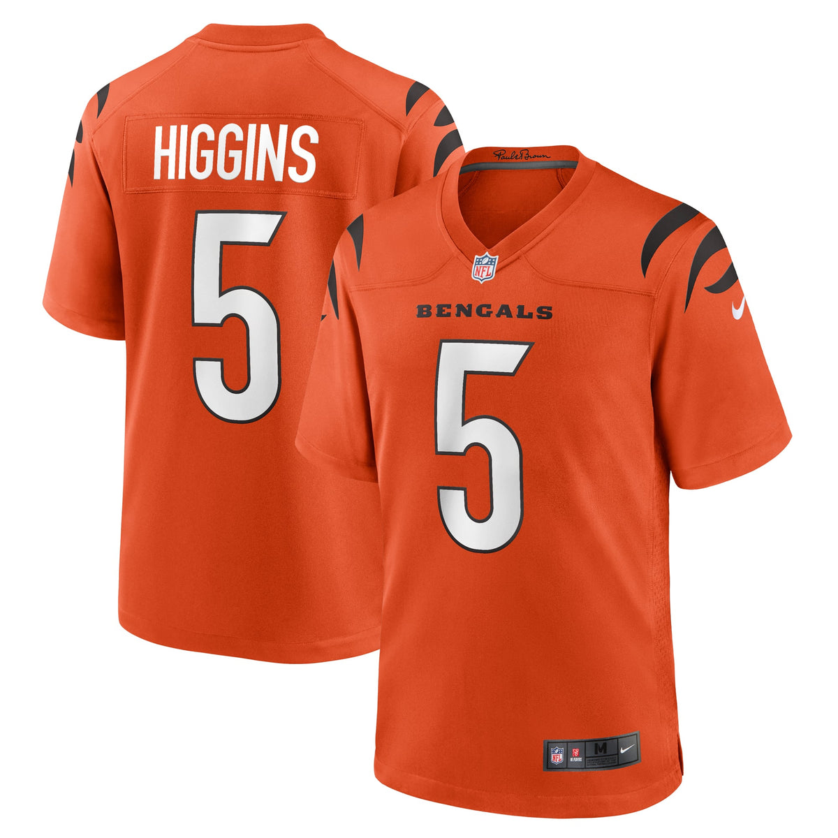 Cincinnati Bengals Tee Higgins Nike White Game Jersey