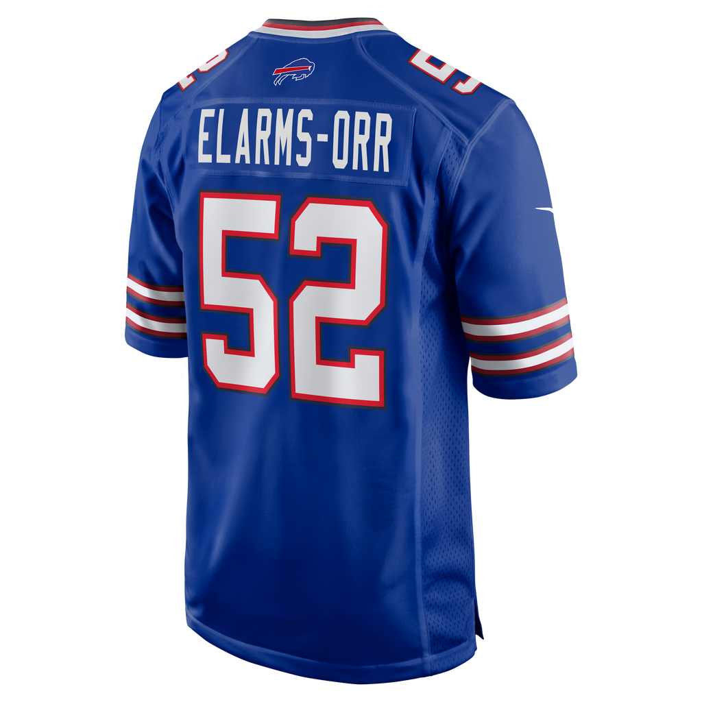 Buffalo Bills Kaleb Elarms-Orr Nike Royal Team Game Jersey