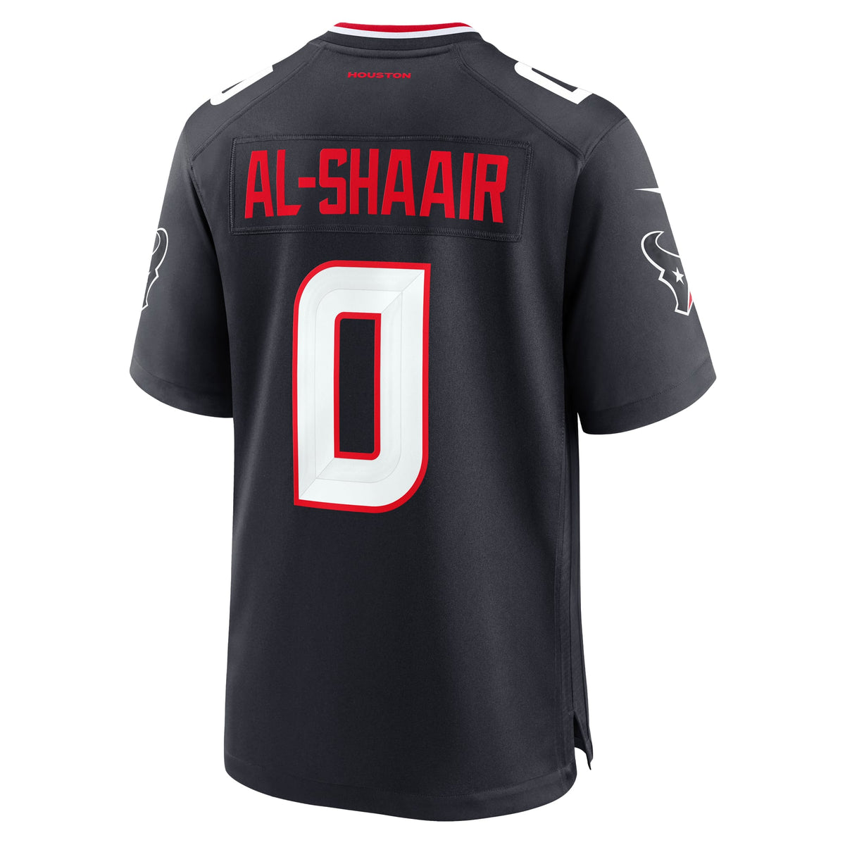 Houston Texans Azeez Al-Shaair Nike Red Alternate Game Jersey