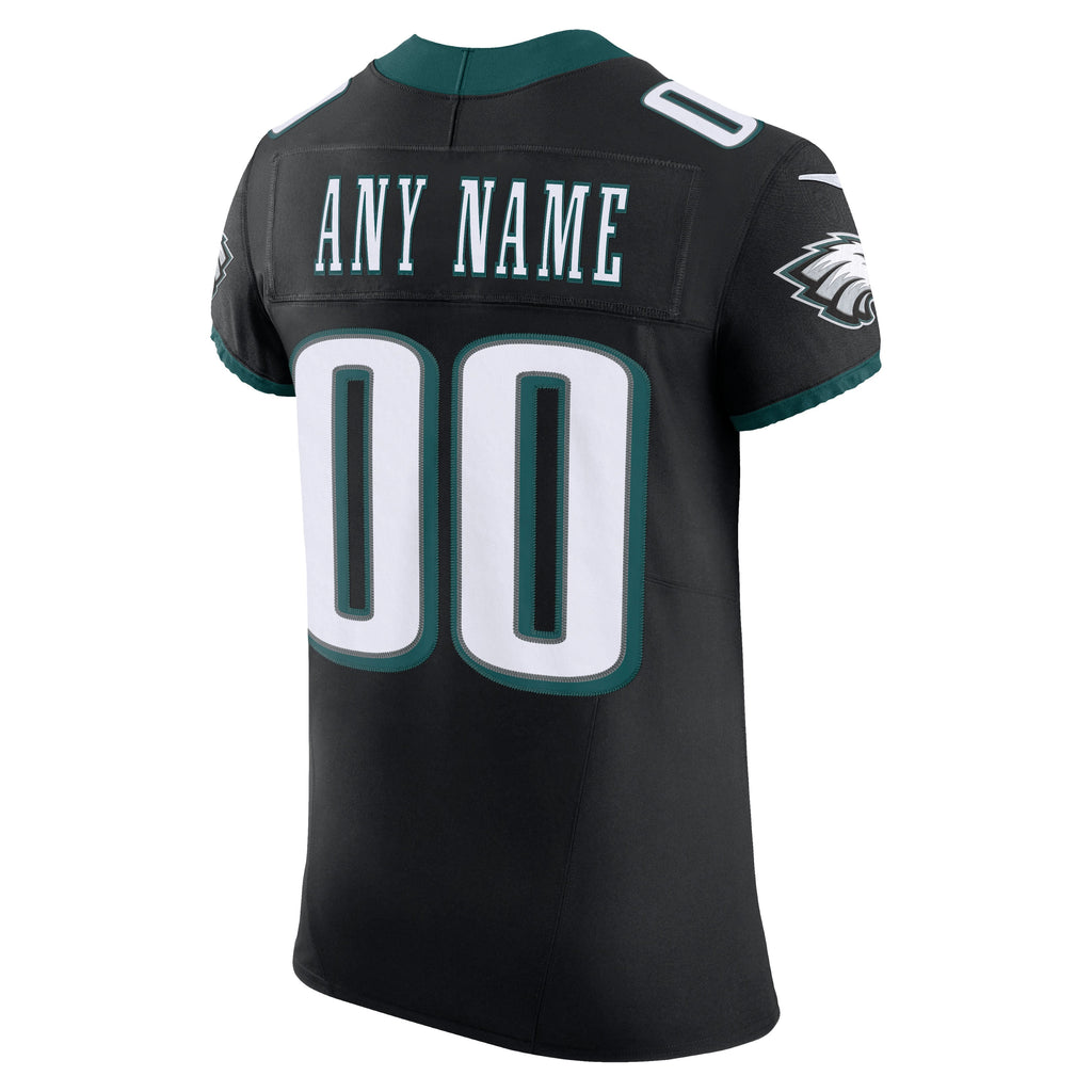 Philadelphia Eagles Nike Midnight Green Vapor F.U.S.E. Elite Custom Jersey