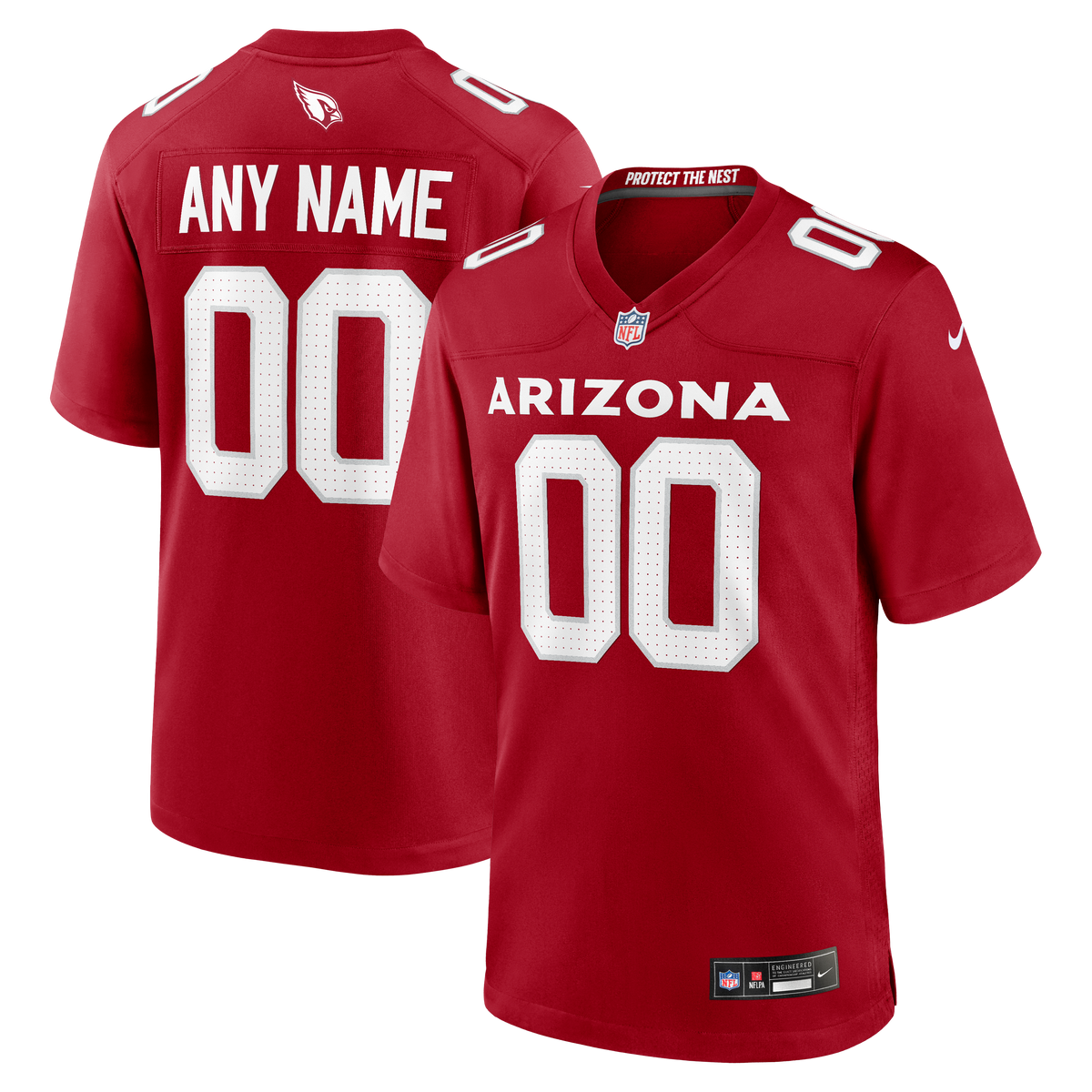 Arizona Cardinals Nike White Custom Game Jersey