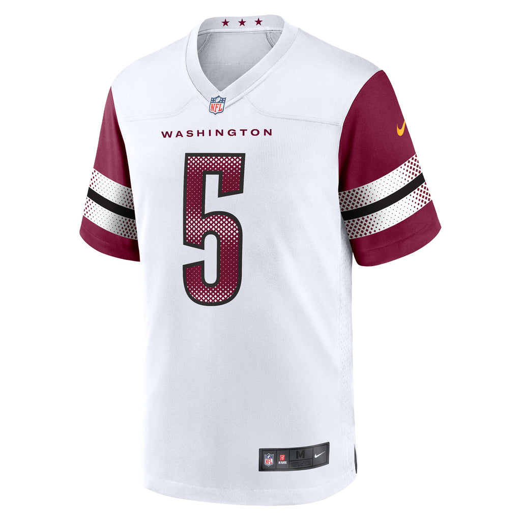 Washington Commanders Jayden Daniels Nike Black Alternate Game Player Jersey