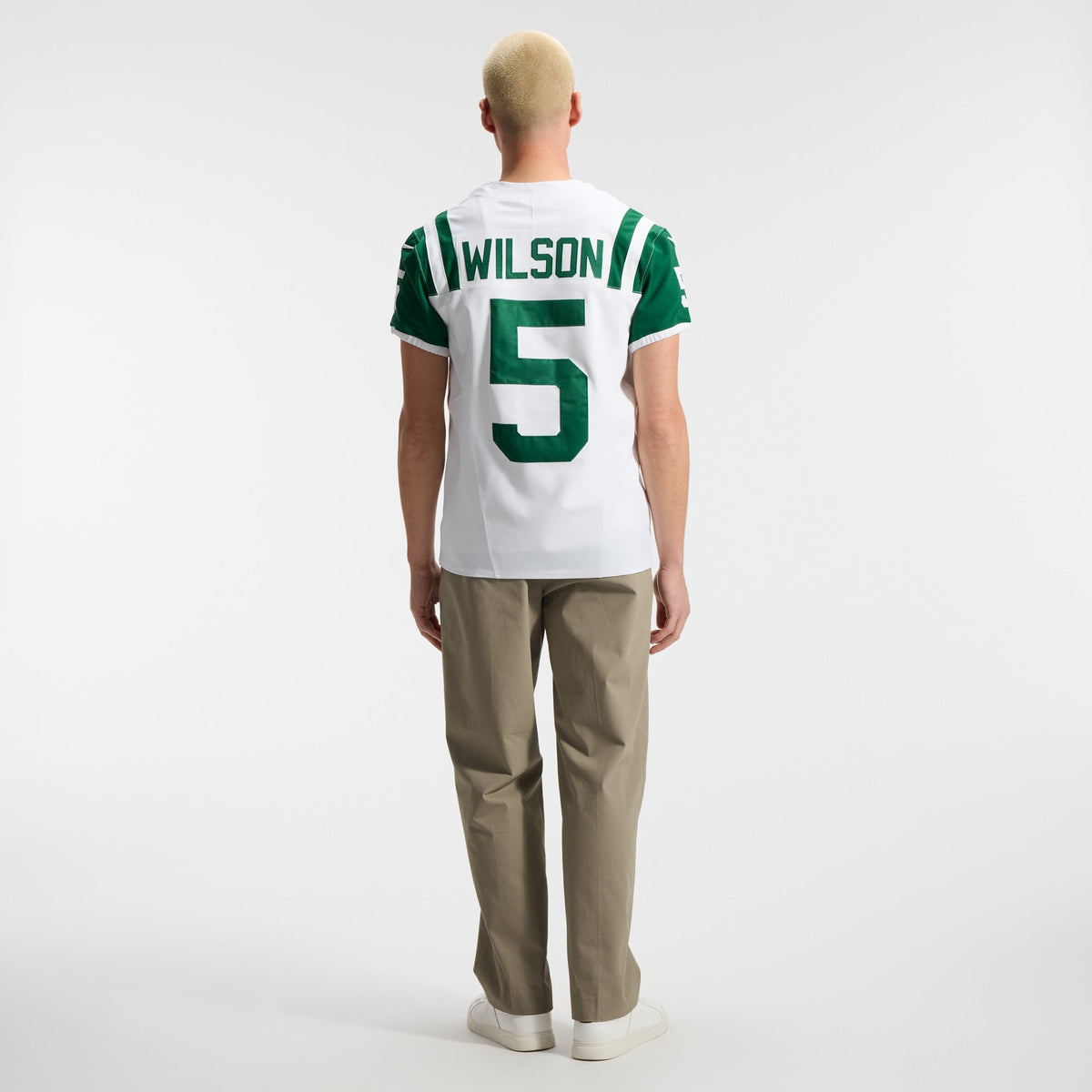 New York Jets Garrett Wilson Nike White Classic Alternate Vapor F.U.S.E. Elite Jersey