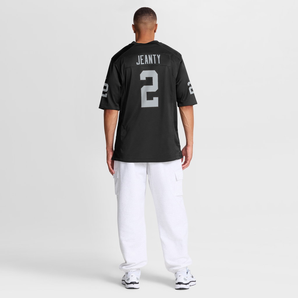 Las Vegas Raiders Ashton Jeanty Nike Black Team Game Jersey