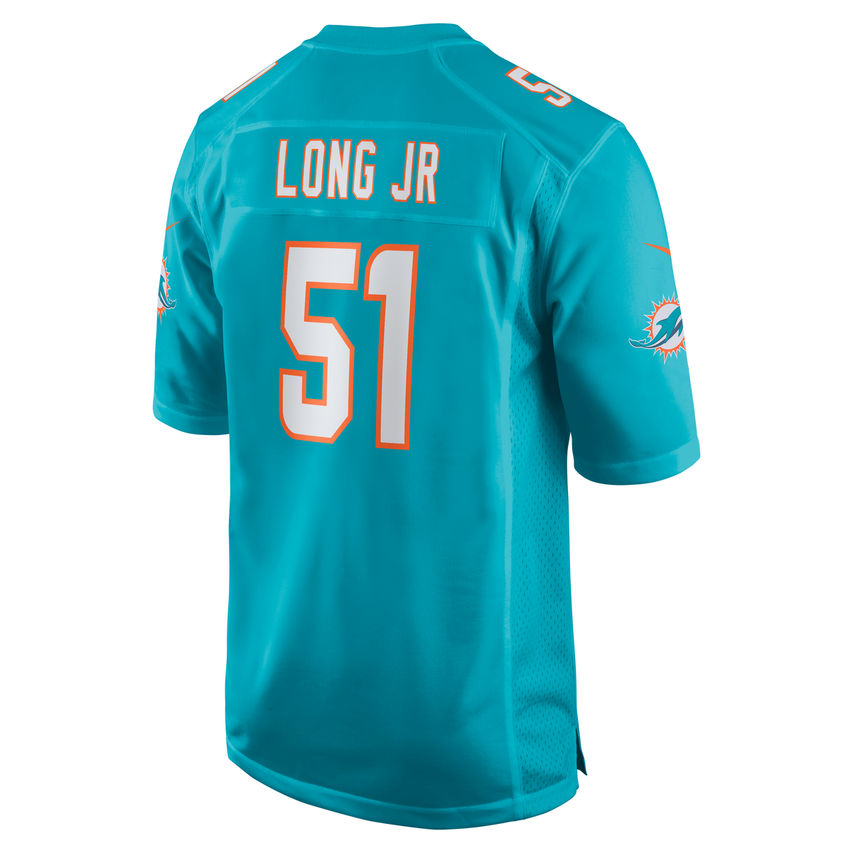 Miami Dolphins David Long Jr. Nike Aqua Game Jersey