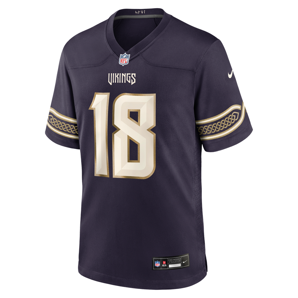 Minnesota Vikings Justin Jefferson Nike Purple 2026 Rivalries Collection Game Jersey