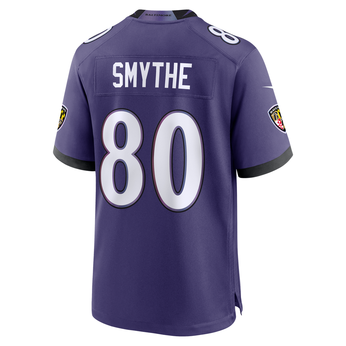 Baltimore Ravens Durham Smythe Nike Purple Team Game Jersey