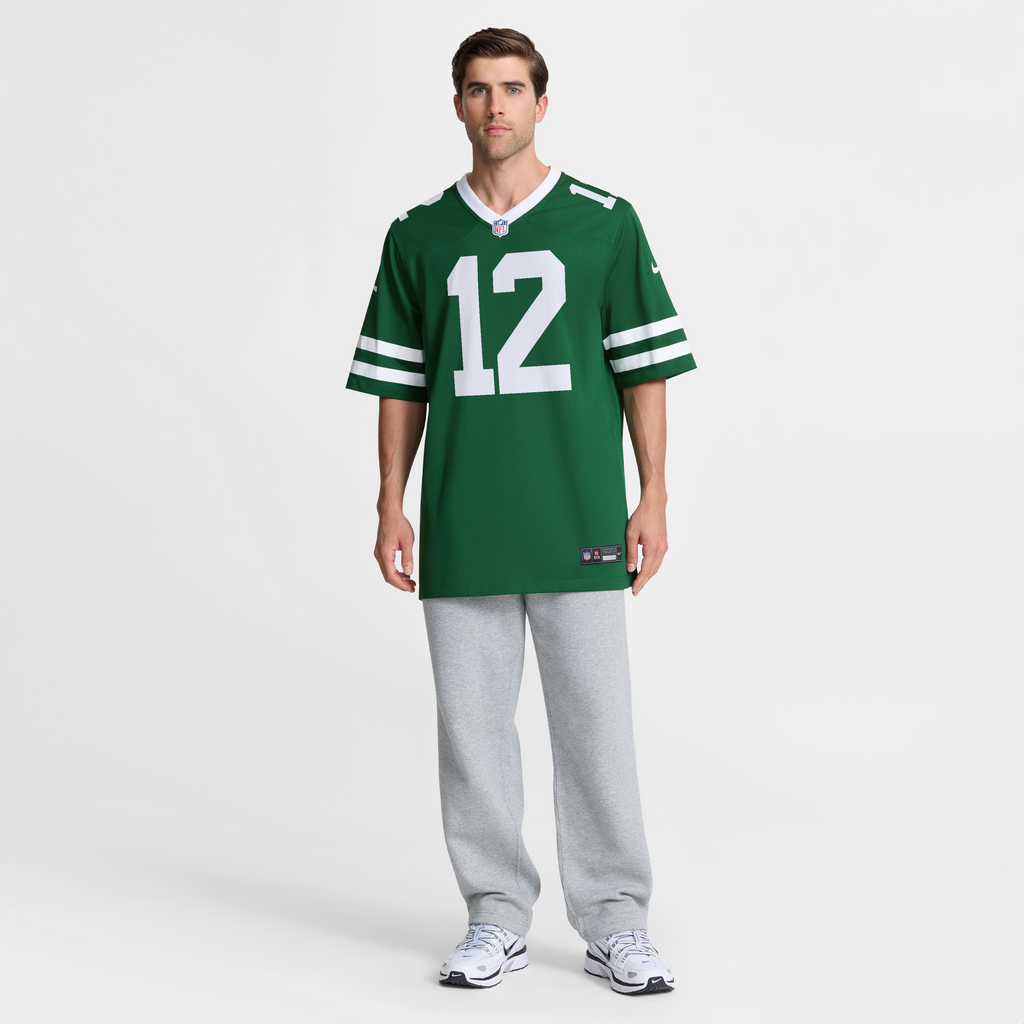 New York Jets Joe Namath Nike Legacy Black Alternate Retired Player Game Jersey