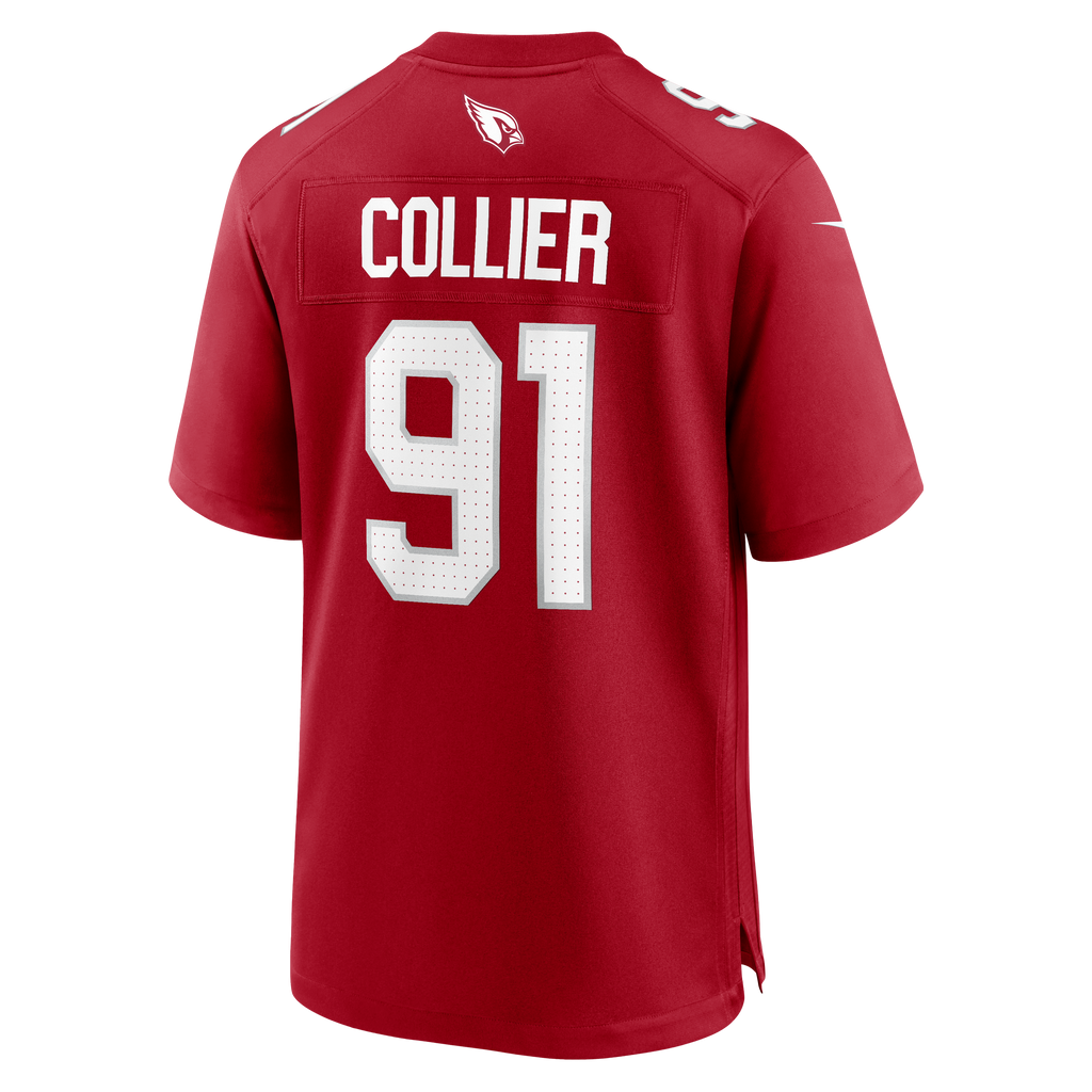 Arizona Cardinals L.J. Collier Nike Cardinal Team Game Jersey