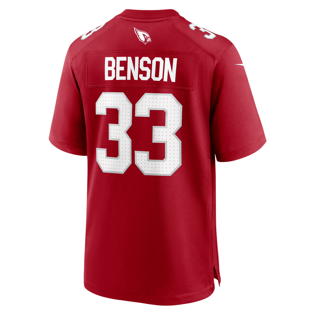 Arizona Cardinals Trey Benson Nike Cardinal Team Game Jersey