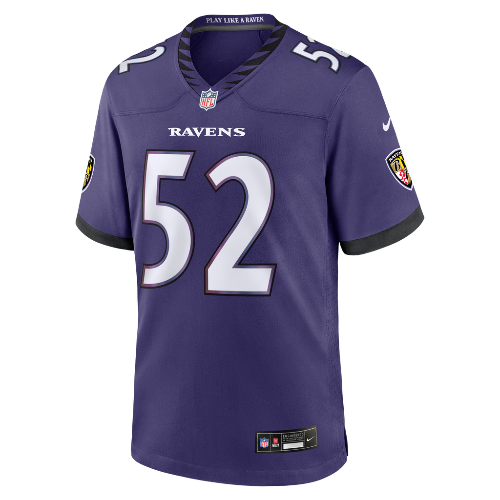 Baltimore Ravens Ray Lewis Nike Purple Team Retired Player Game Jersey