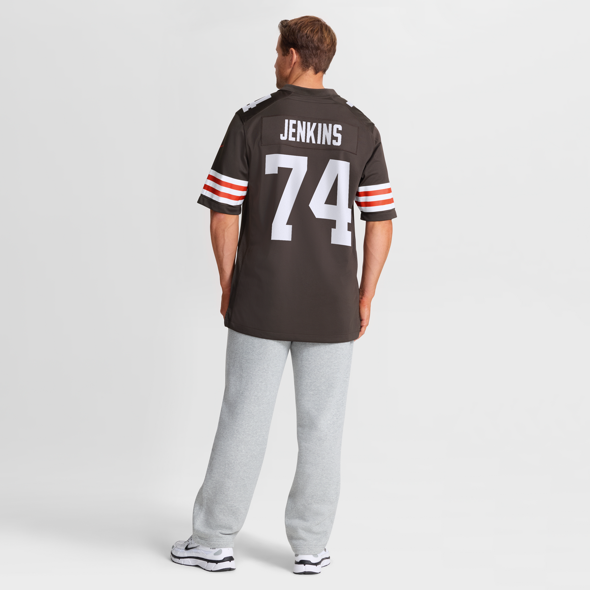 Cleveland Browns Elgton Jenkins Nike Brown Team Game Jersey