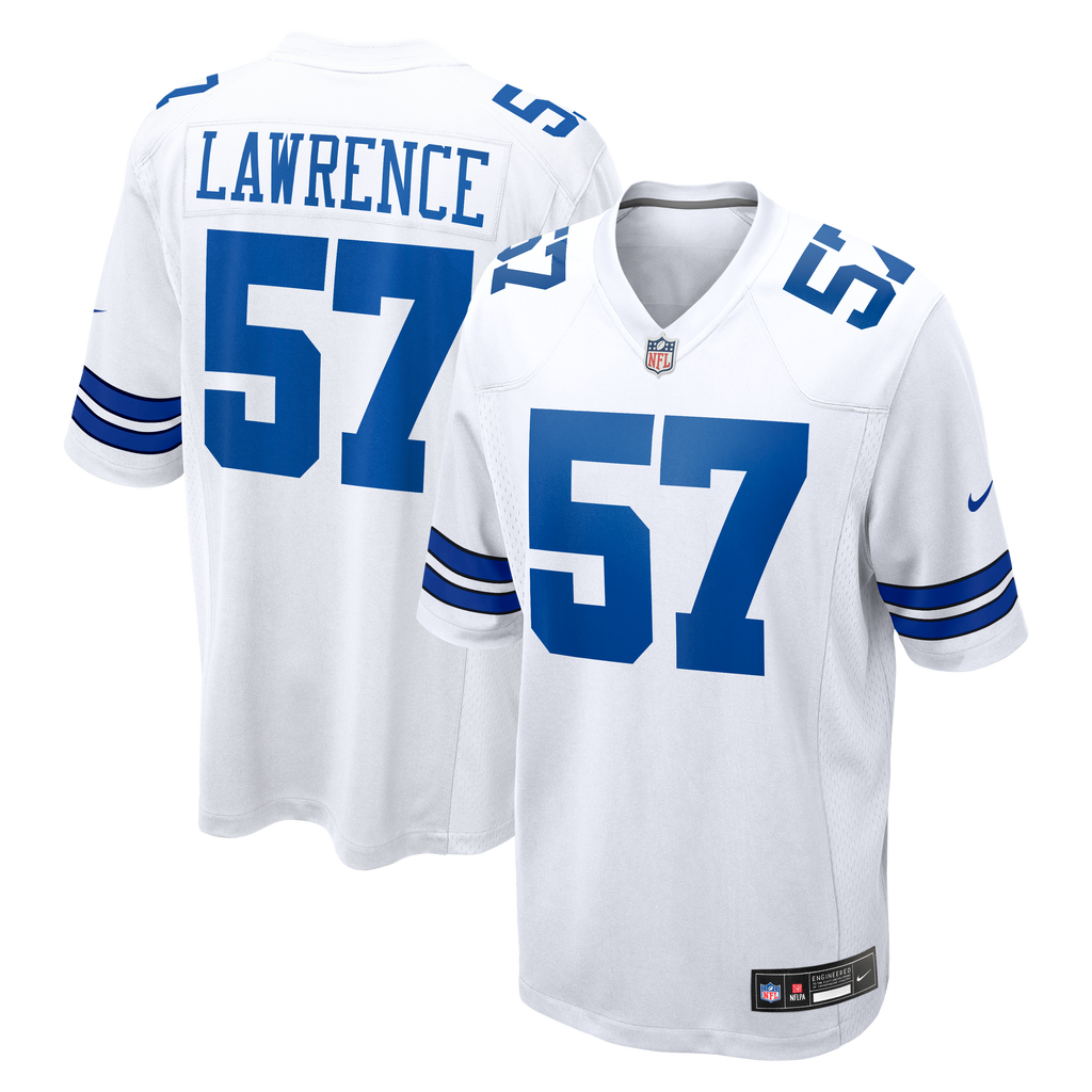 Dallas Cowboys Malachi Lawrence Nike White Game Jersey