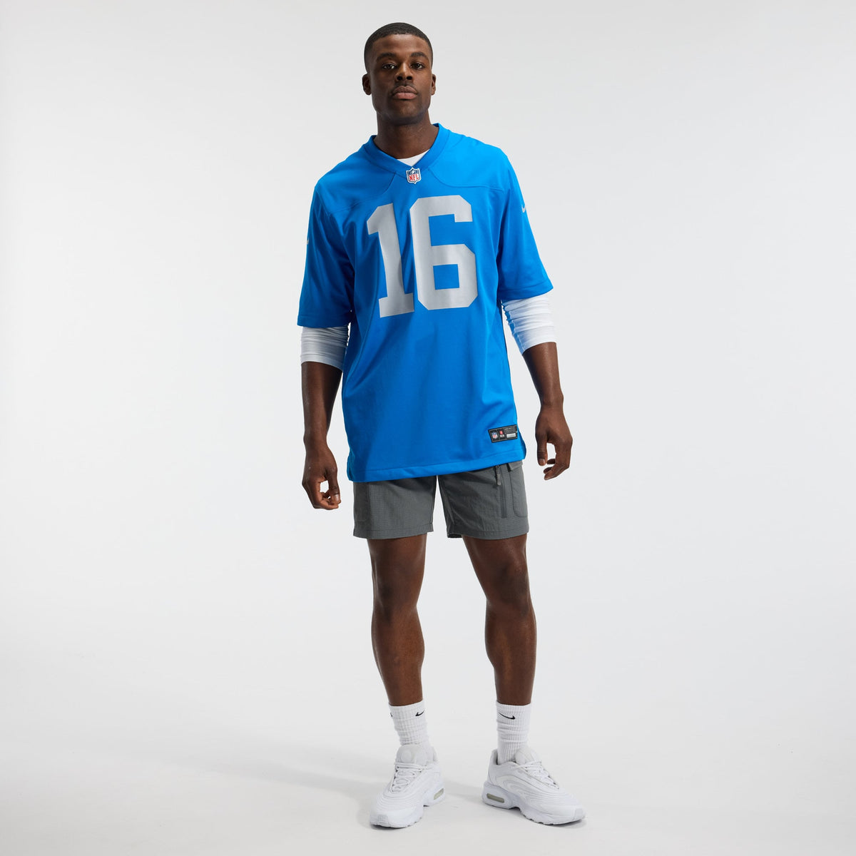 Detroit Lions Jared Goff Nike Blue Alternate Game Jersey