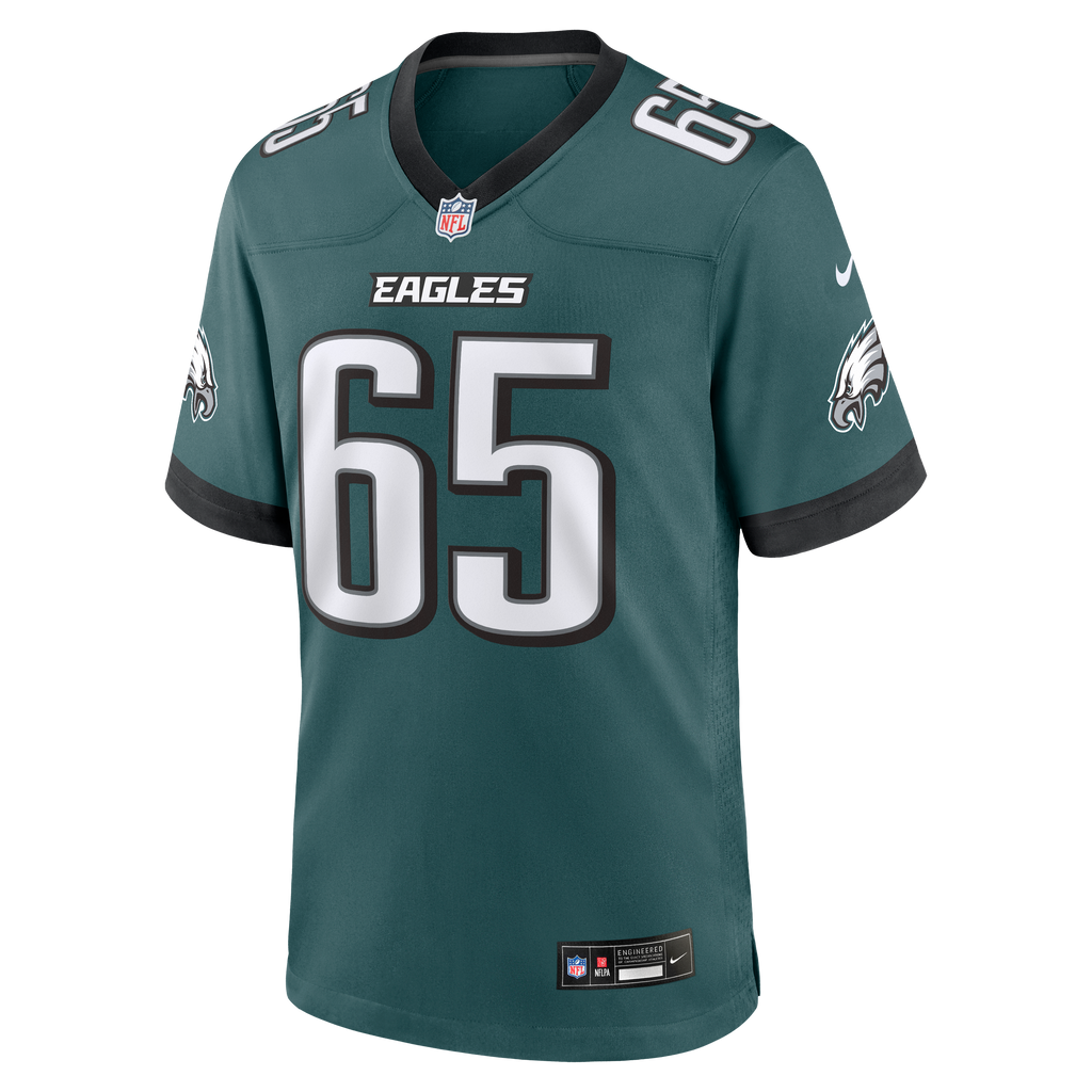 Philadelphia Eagles Lane Johnson Nike Midnight Green Team Game Jersey