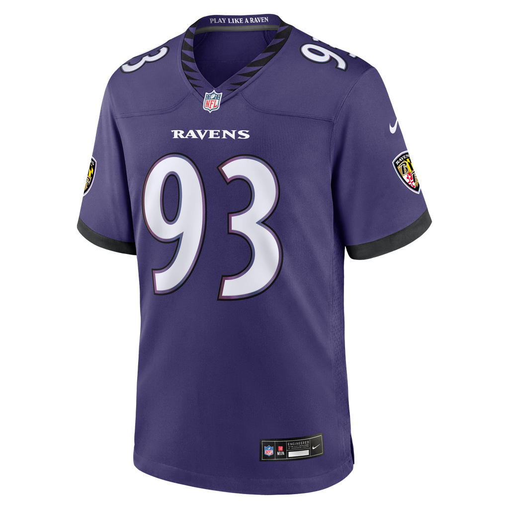 Baltimore Ravens Calais Campbell Nike Purple Team Game Jersey