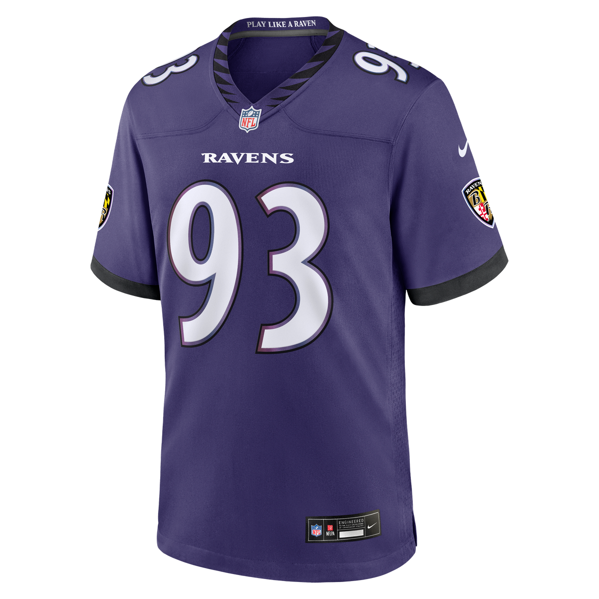 Baltimore Ravens Calais Campbell Nike Purple Team Game Jersey