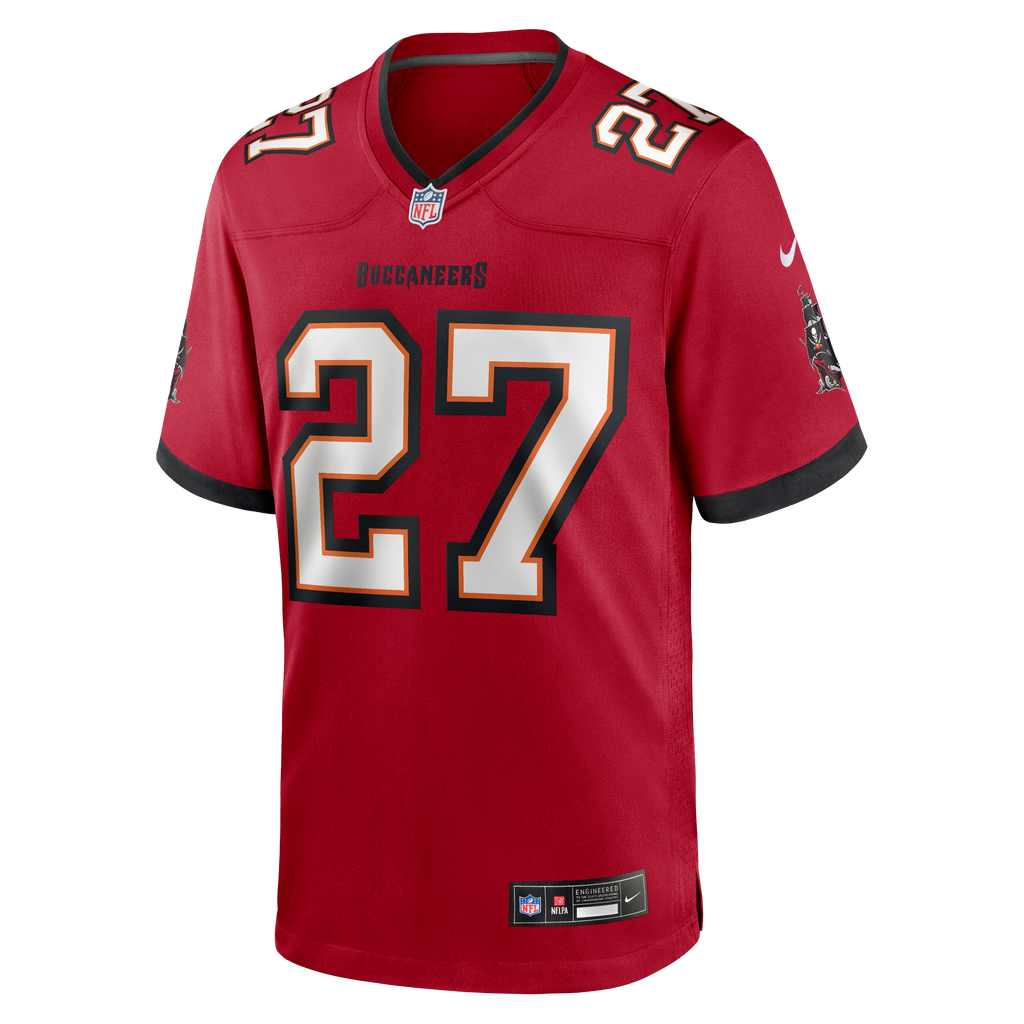 Tampa Bay Buccaneers Zyon McCollum Nike Red Game Player Jersey