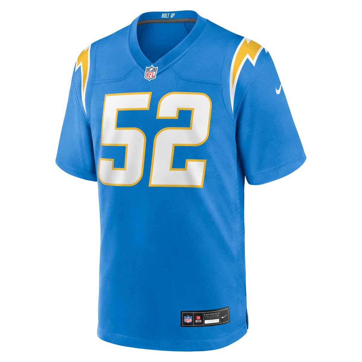 Los Angeles Chargers Khalil Mack Nike Powder Blue Game Jersey