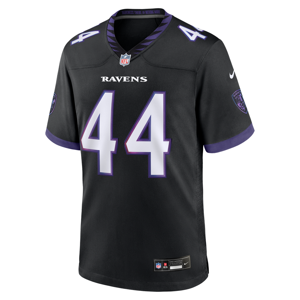 Baltimore Ravens Marlon Humphrey Nike Black Alternate Game Jersey