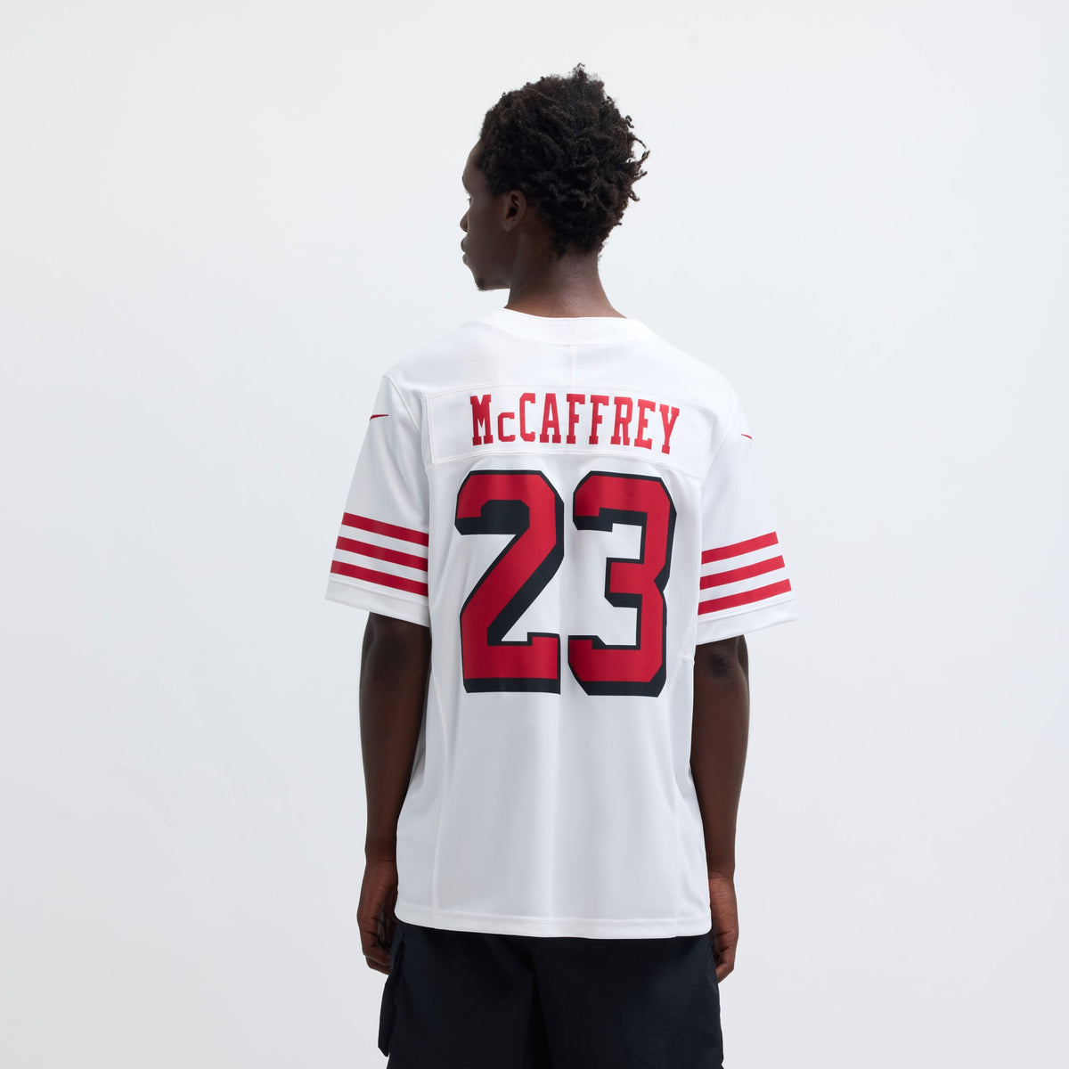 San Francisco 49ers Christian McCaffrey Nike White Vapor F.U.S.E. Limited 2nd Alternate Jersey