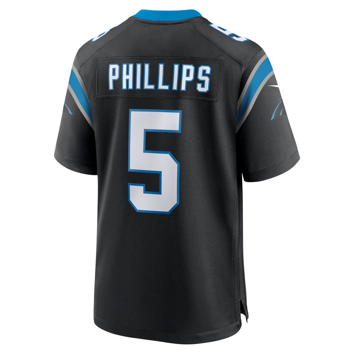Carolina Panthers Jaelan Phillips Nike Black Game Jersey