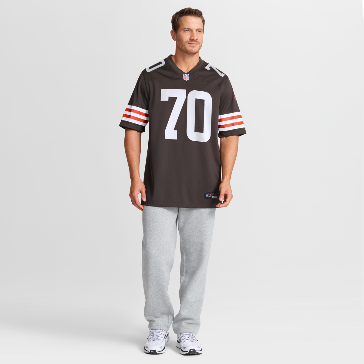 Cleveland Browns Zak Zinter Nike Brown Team Game Jersey