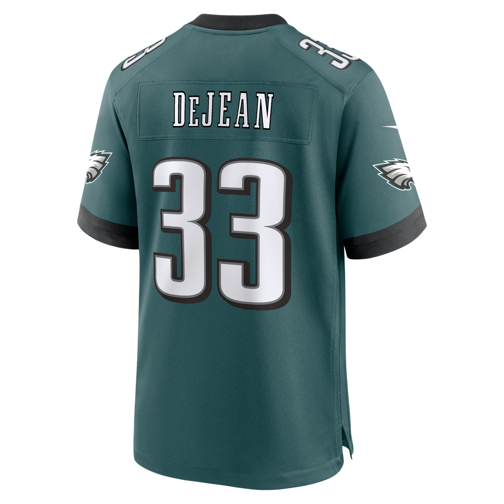 Philadelphia Eagles Cooper DeJean Nike Black Alternate Game Jersey