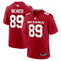 Arizona Cardinals Xavier Weaver Nike Cardinal Team Game Jersey