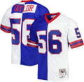 New York Giants Lawrence Taylor Mitchell & Ness Royal/White 1986 Split Legacy Replica Jersey