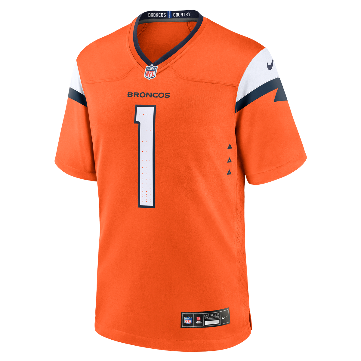 Denver Broncos Evan Engram Nike Orange Team Game Jersey