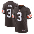 Cleveland Browns Jerry Jeudy Nike Brown Game Jersey