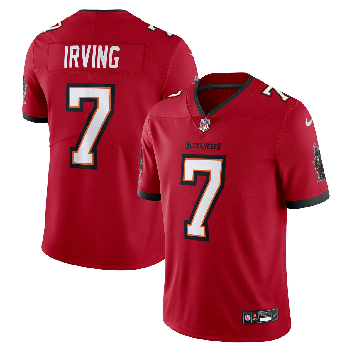 Tampa Bay Buccaneers Bucky Irving Nike Red Vapor Untouchable Stitched Limited Jersey