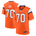 Denver Broncos Marques Cox Nike Orange Team Game Jersey