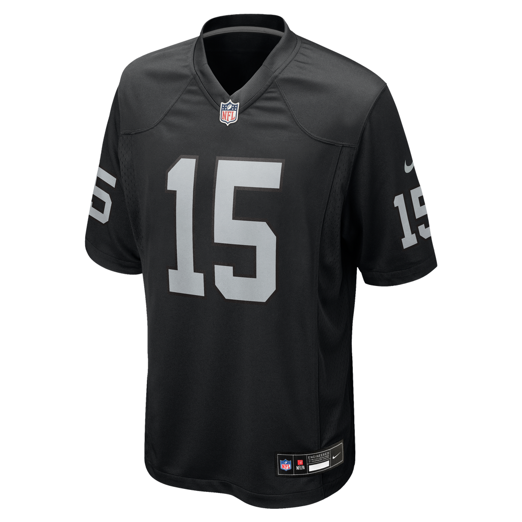 Las Vegas Raiders Fernando Mendoza Nike Black Team Game Jersey