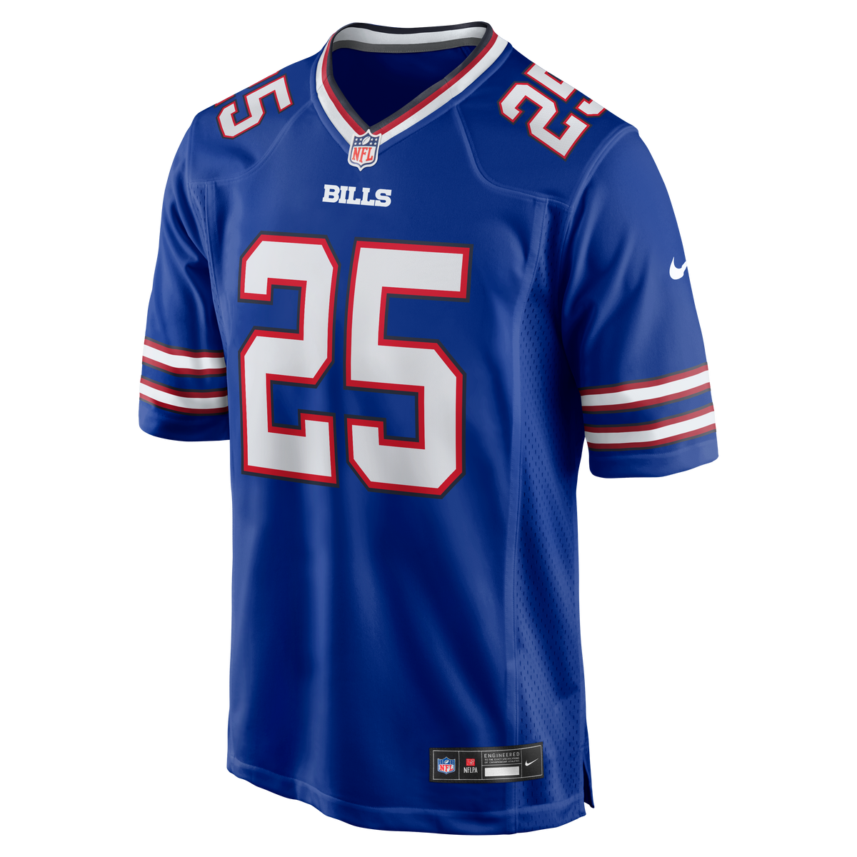 Buffalo Bills Ty Johnson Nike Royal Team Game Jersey