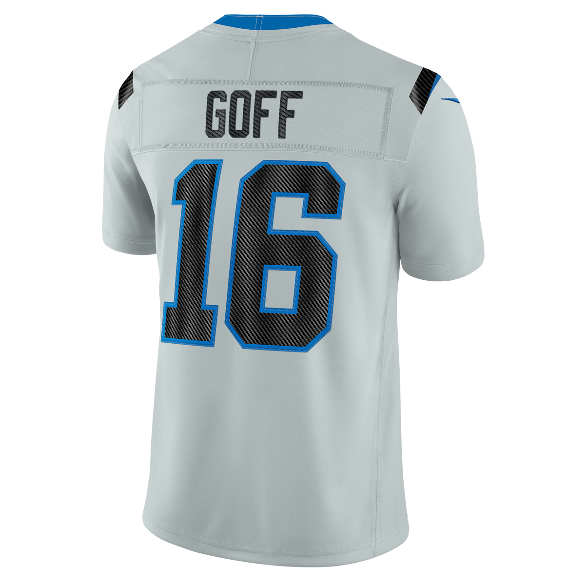 Detroit Lions Jared Goff Nike Silver 2026 Rivalries Collection Stitched Limited Jersey