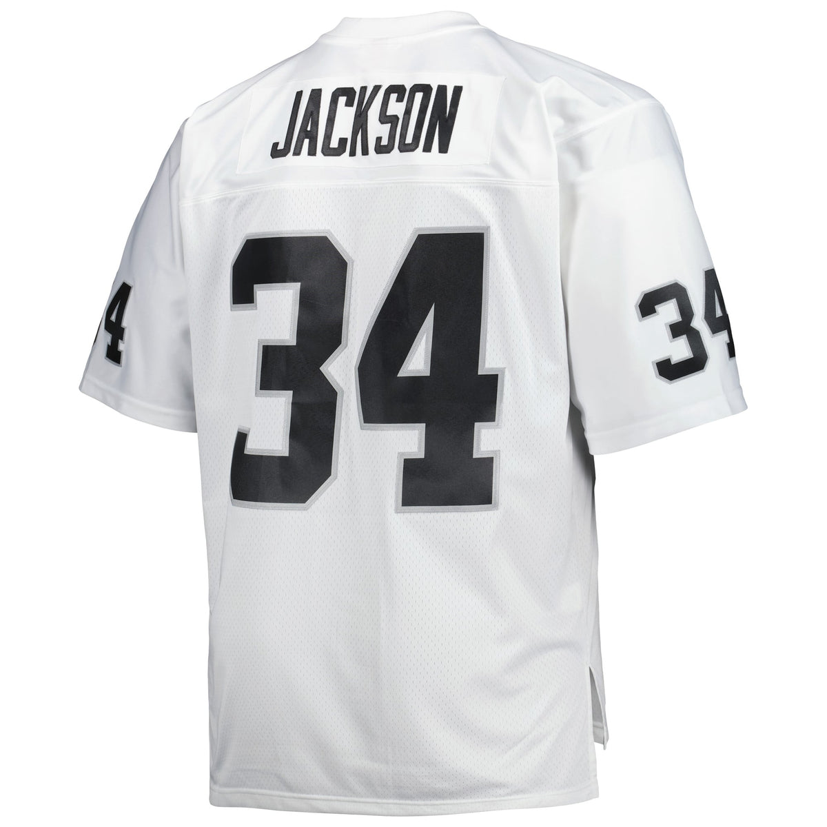 Las Vegas Raiders Bo Jackson Mitchell & Ness White Big & Tall 1988 Retired Player Replica Jersey