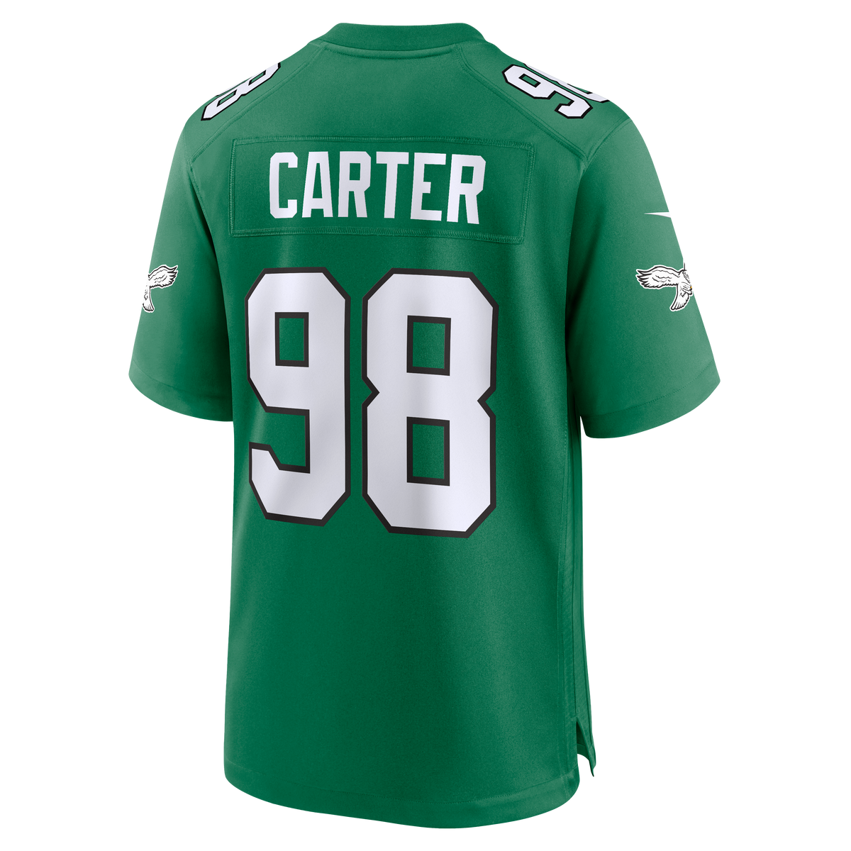 Philadelphia Eagles Jalen Carter Nike White Game Jersey