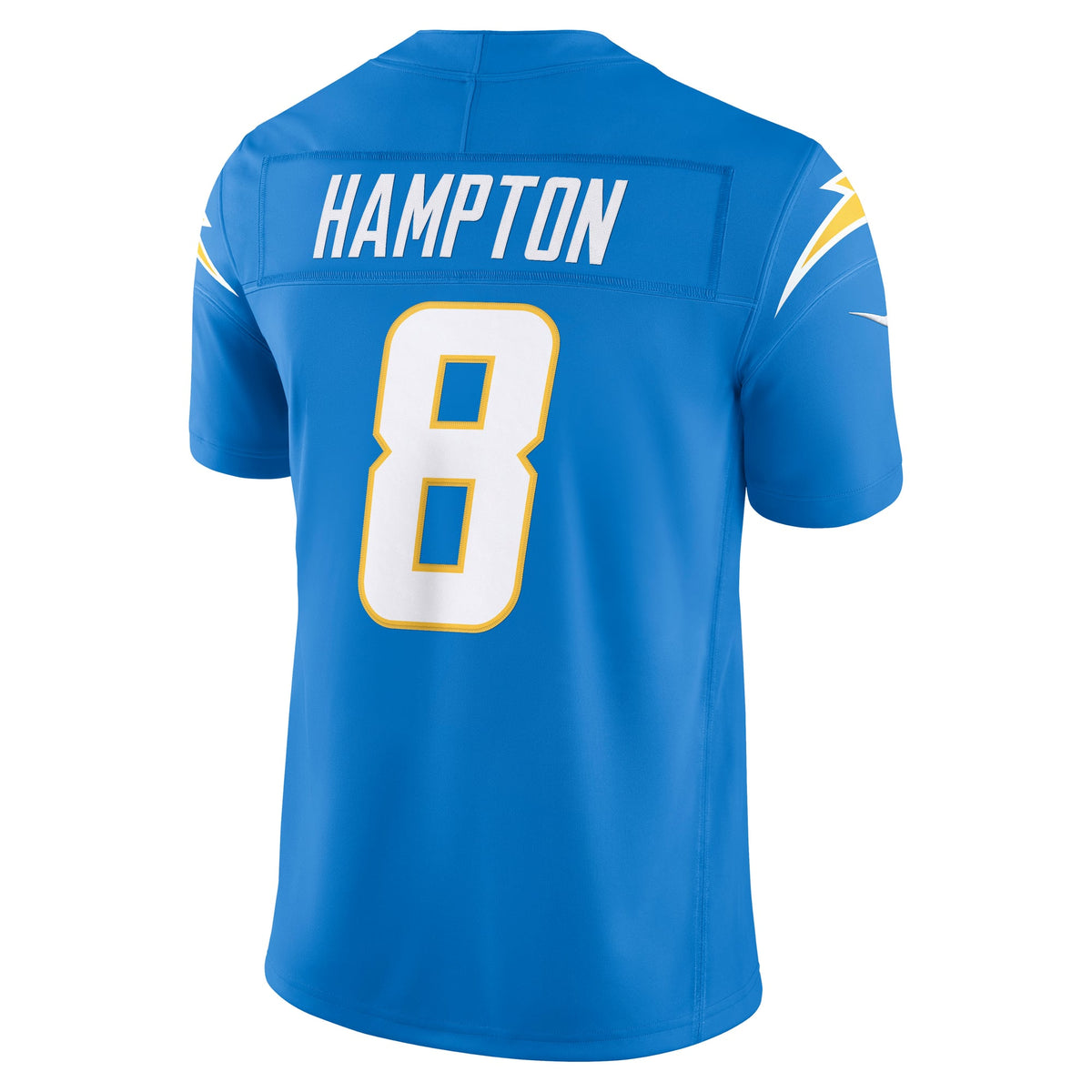 Los Angeles Chargers Omarion Hampton Nike Powder Blue Team Vapor F.U.S.E. Stitched Limited Jersey