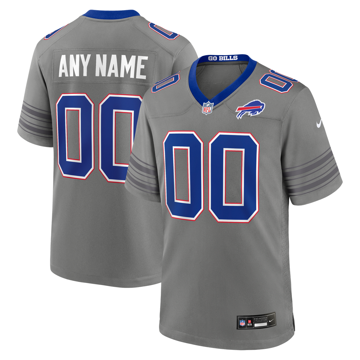 Buffalo Bills Nike Red Alternate Custom Game Jersey