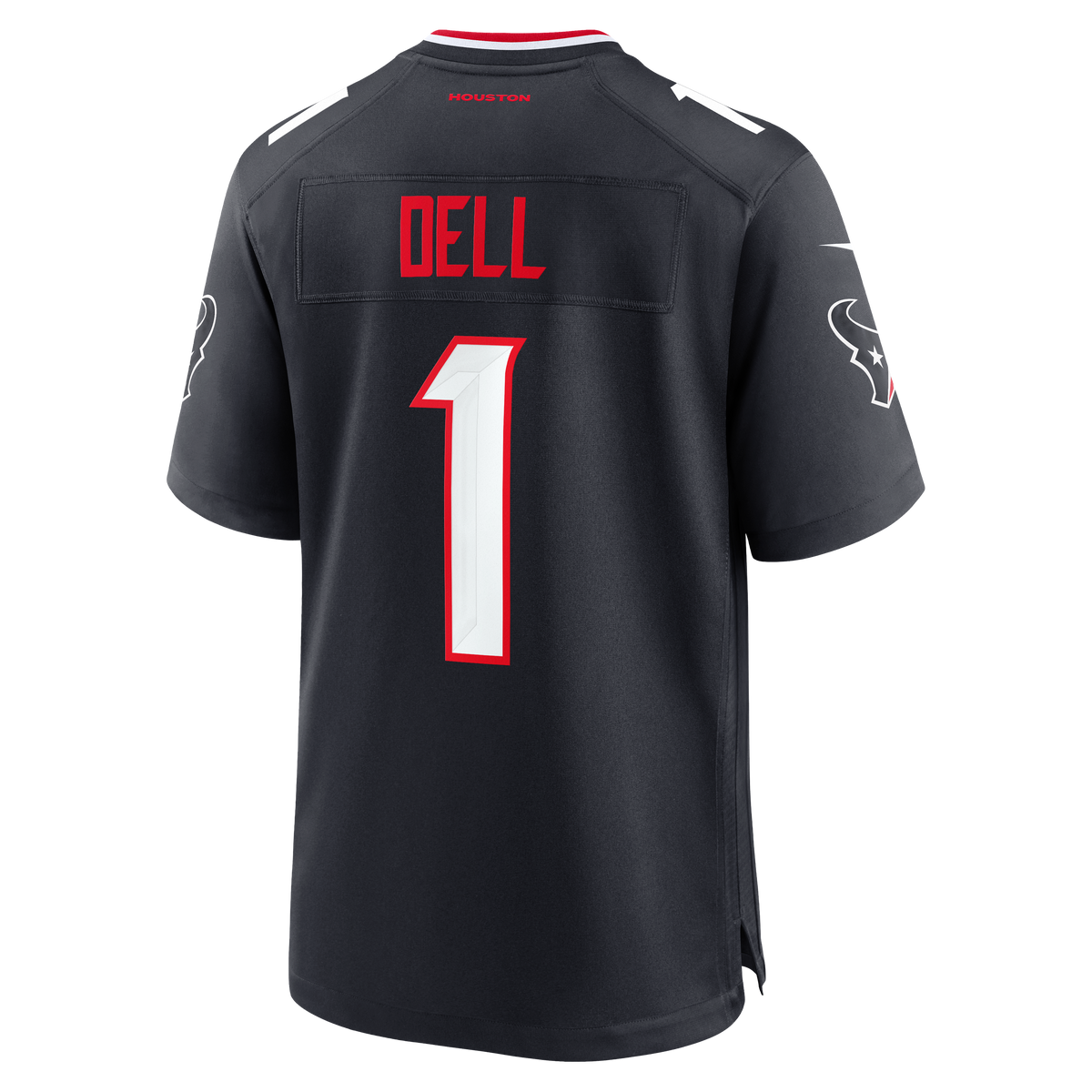 Houston Texans Tank Dell Nike Navy Team Game Jersey